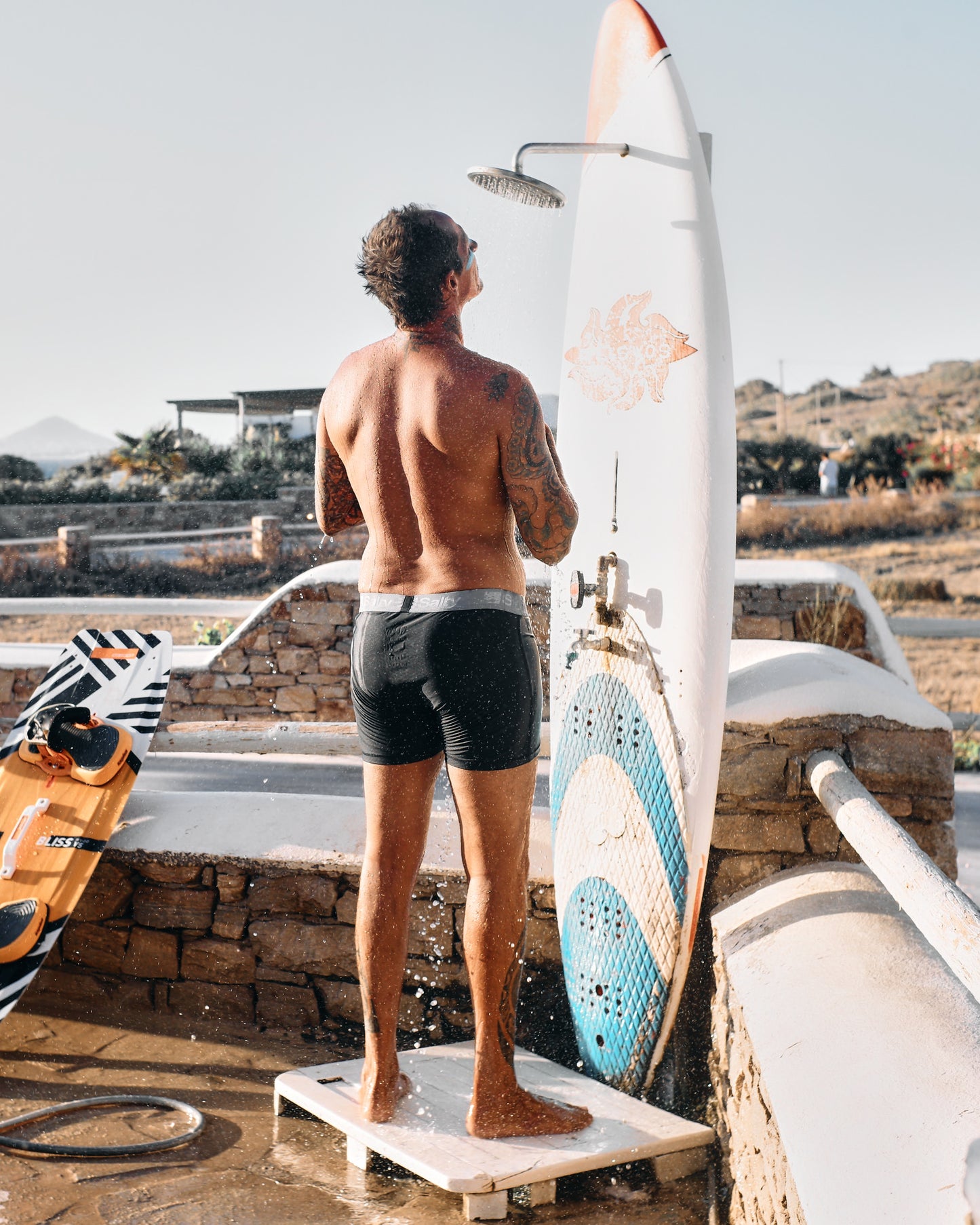 Salty Swimming Shorts White/Grey
