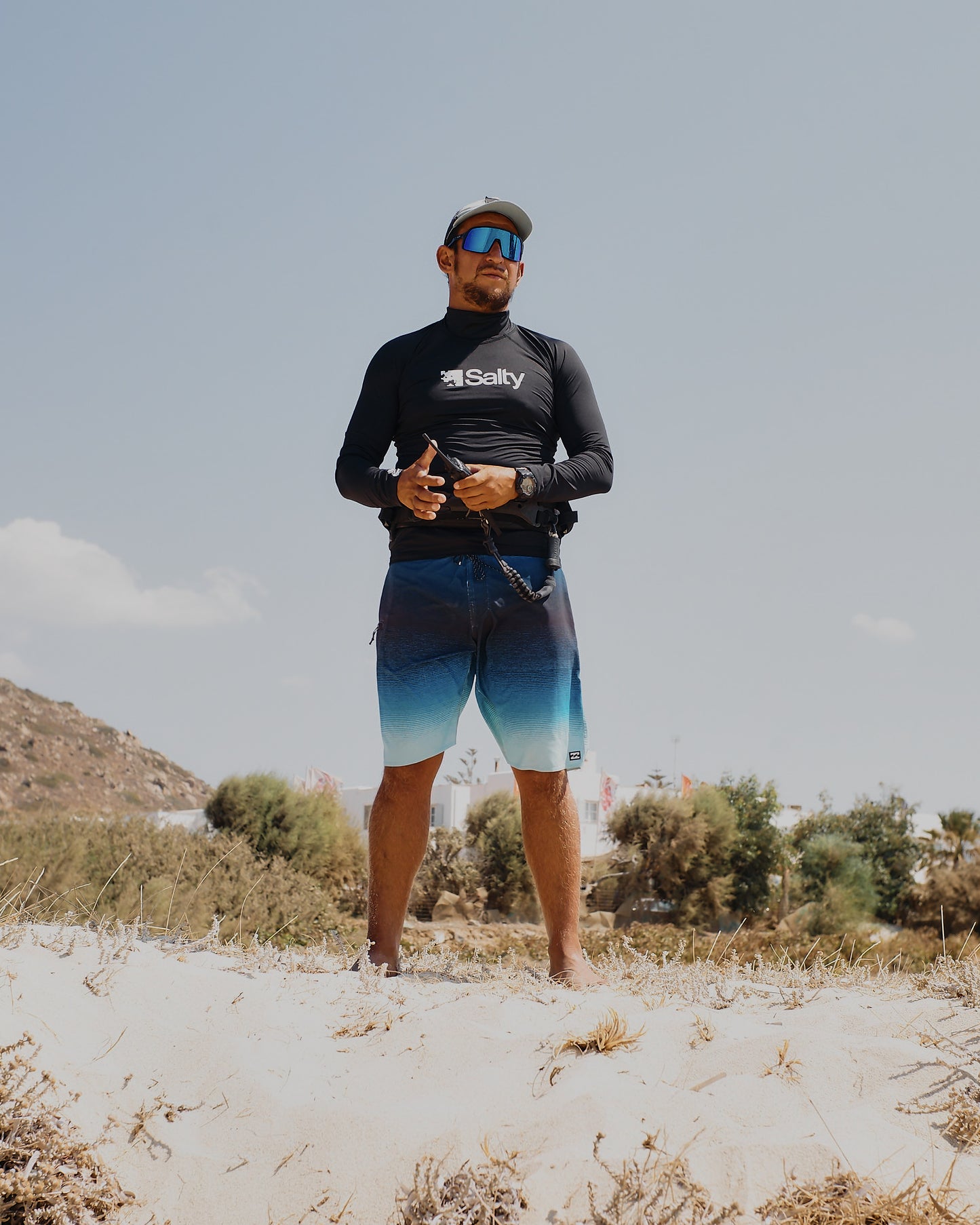 Rashguard Salty MAN LONG BLACK