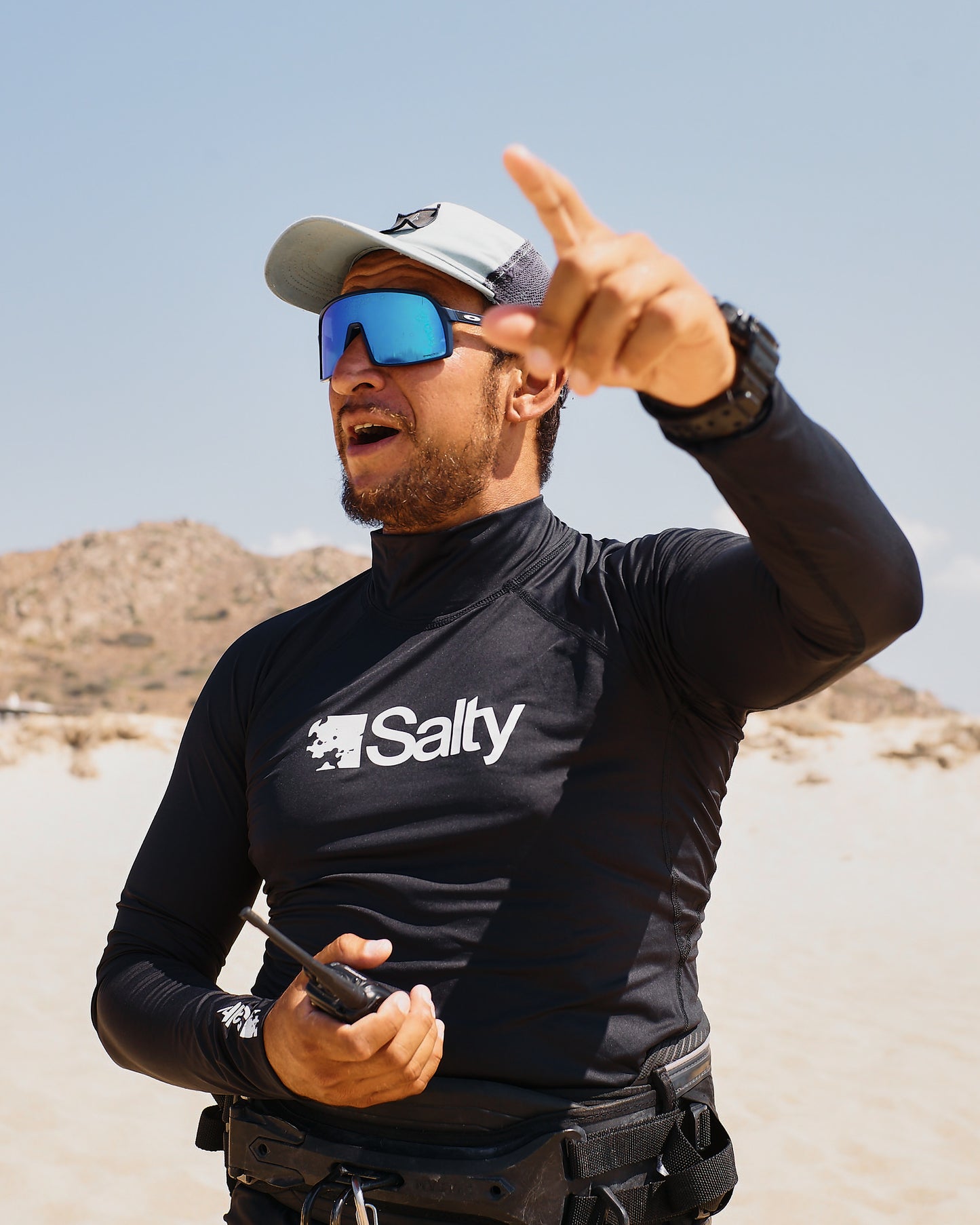 Rashguard Salty MAN LONG BLACK