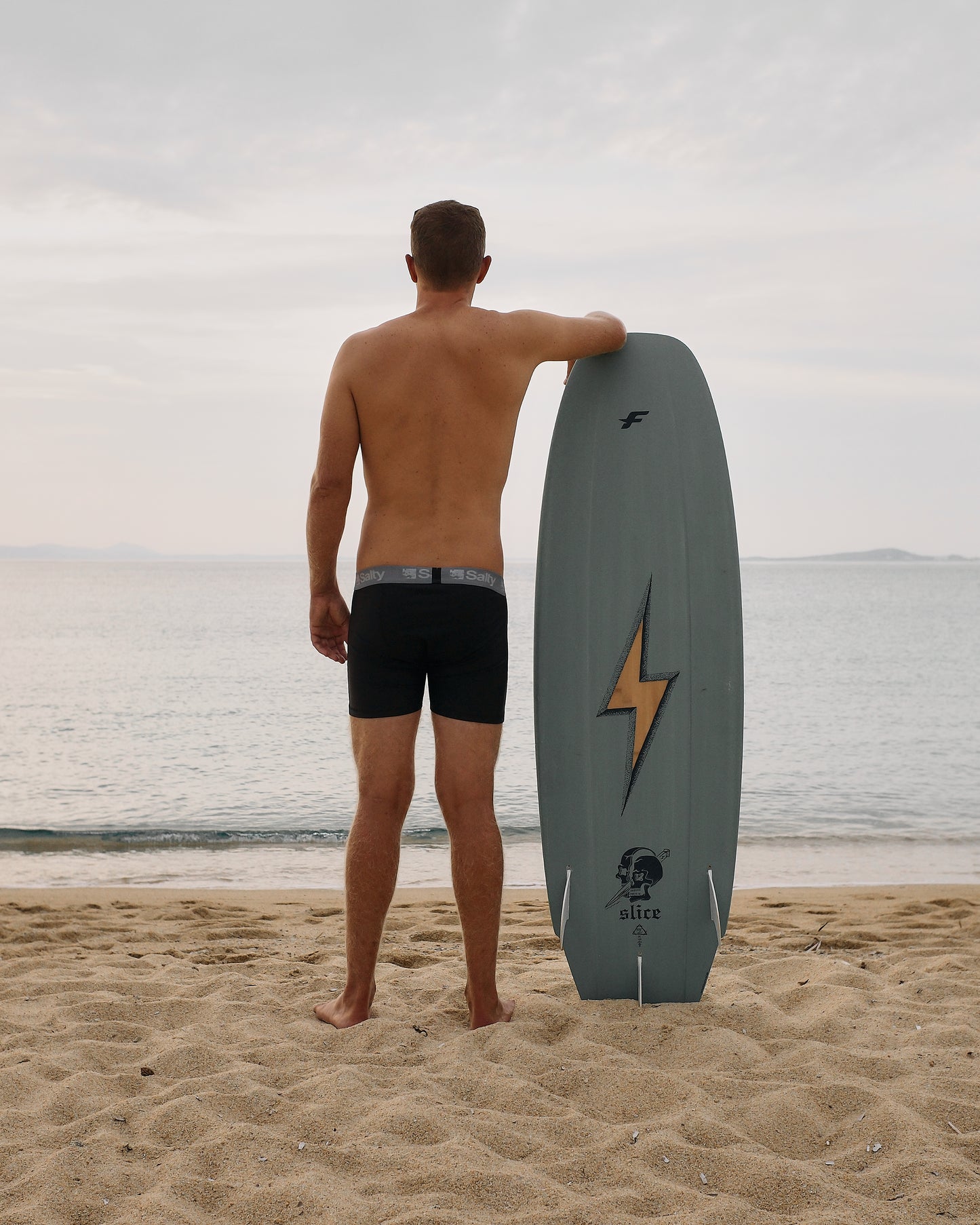 Salty Swimming Shorts Black/Grey