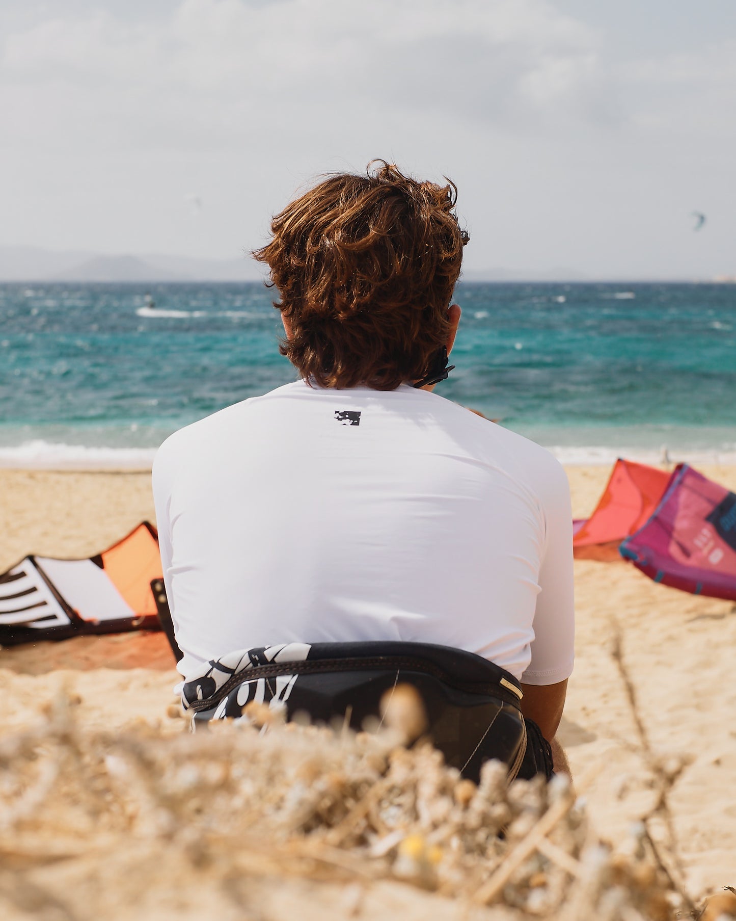 Rashguard Salty Man Short White