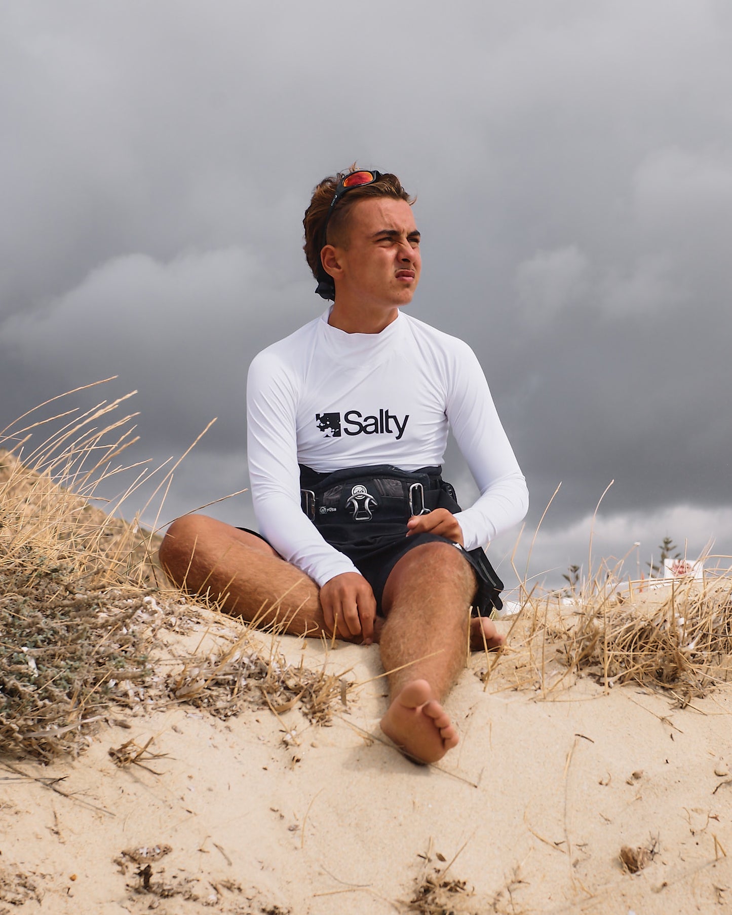 Rashguard Salty Man Long White