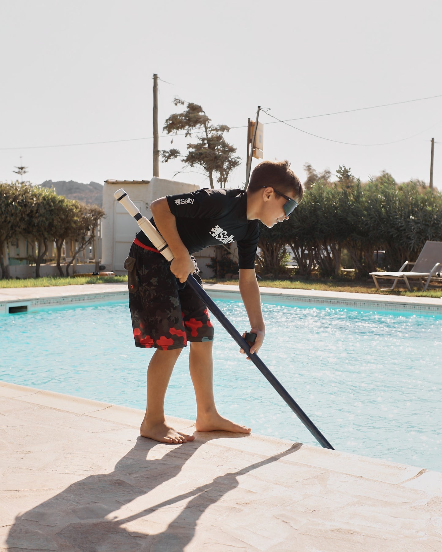 Rashguard Salty Kids Short Black