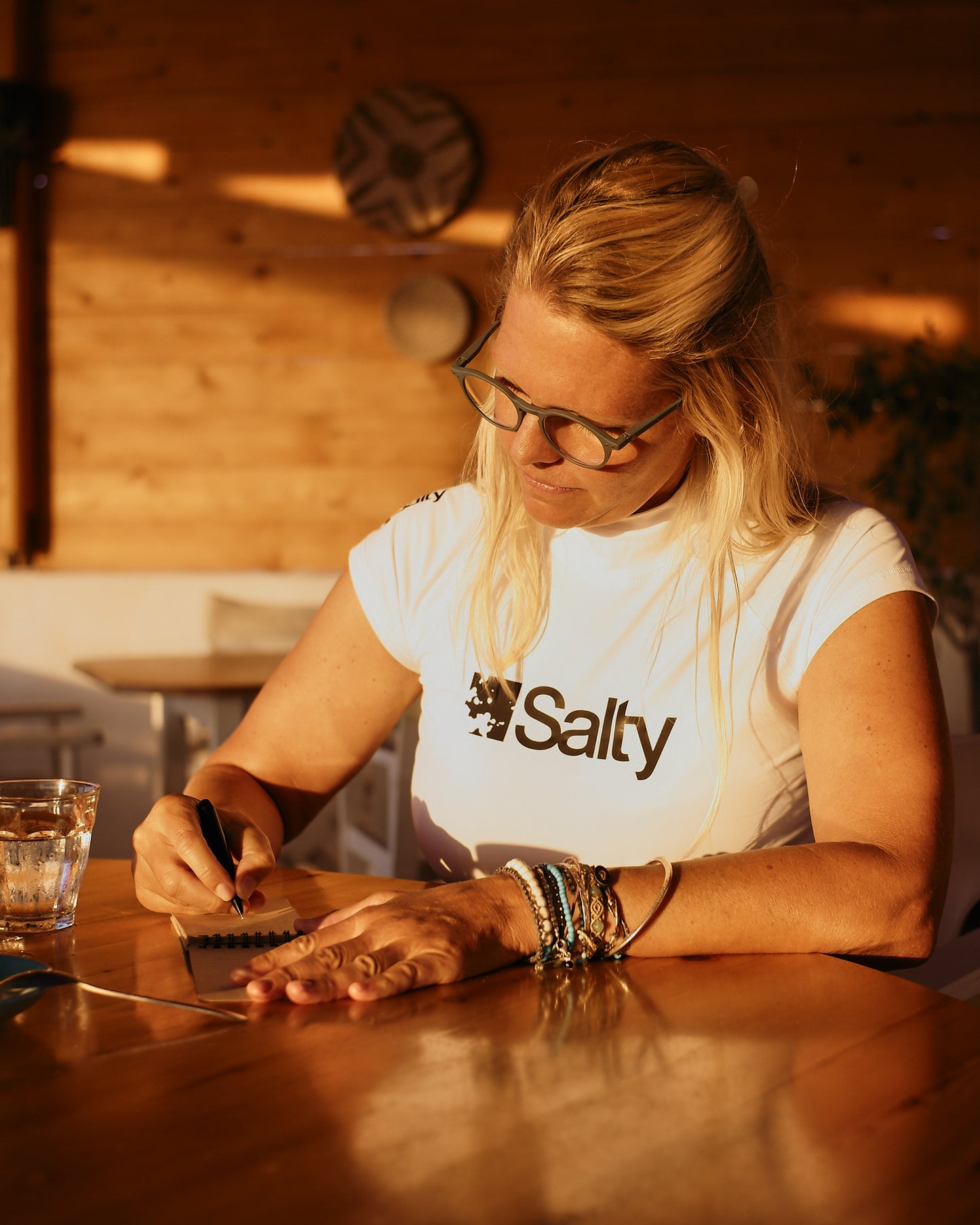 Rashguard Salty Woman Short White