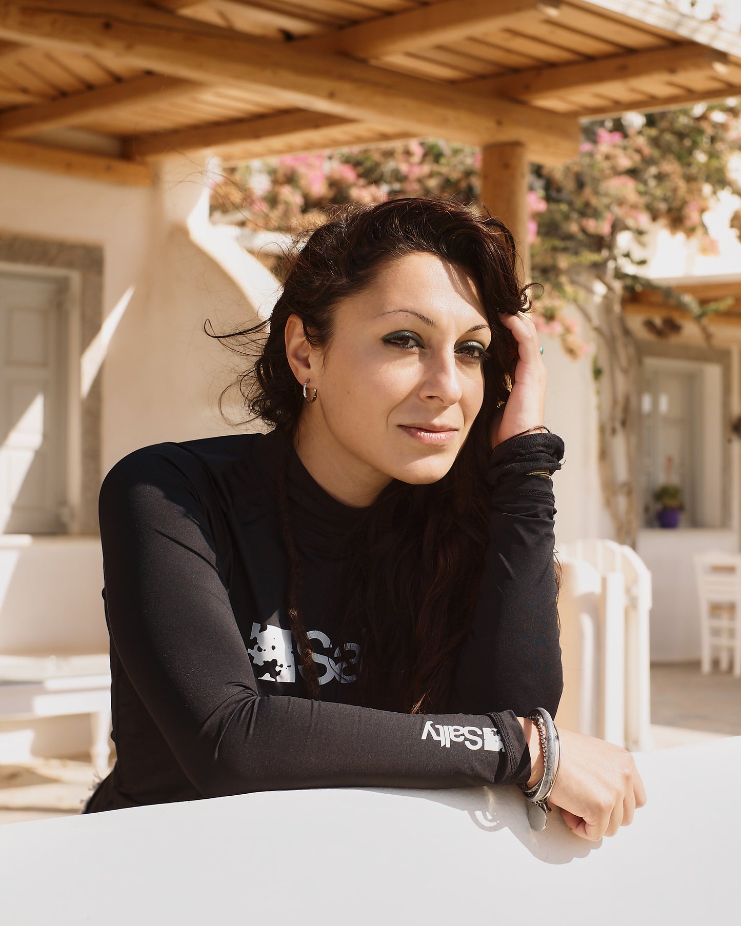 Rashguard Salty Woman Long Black