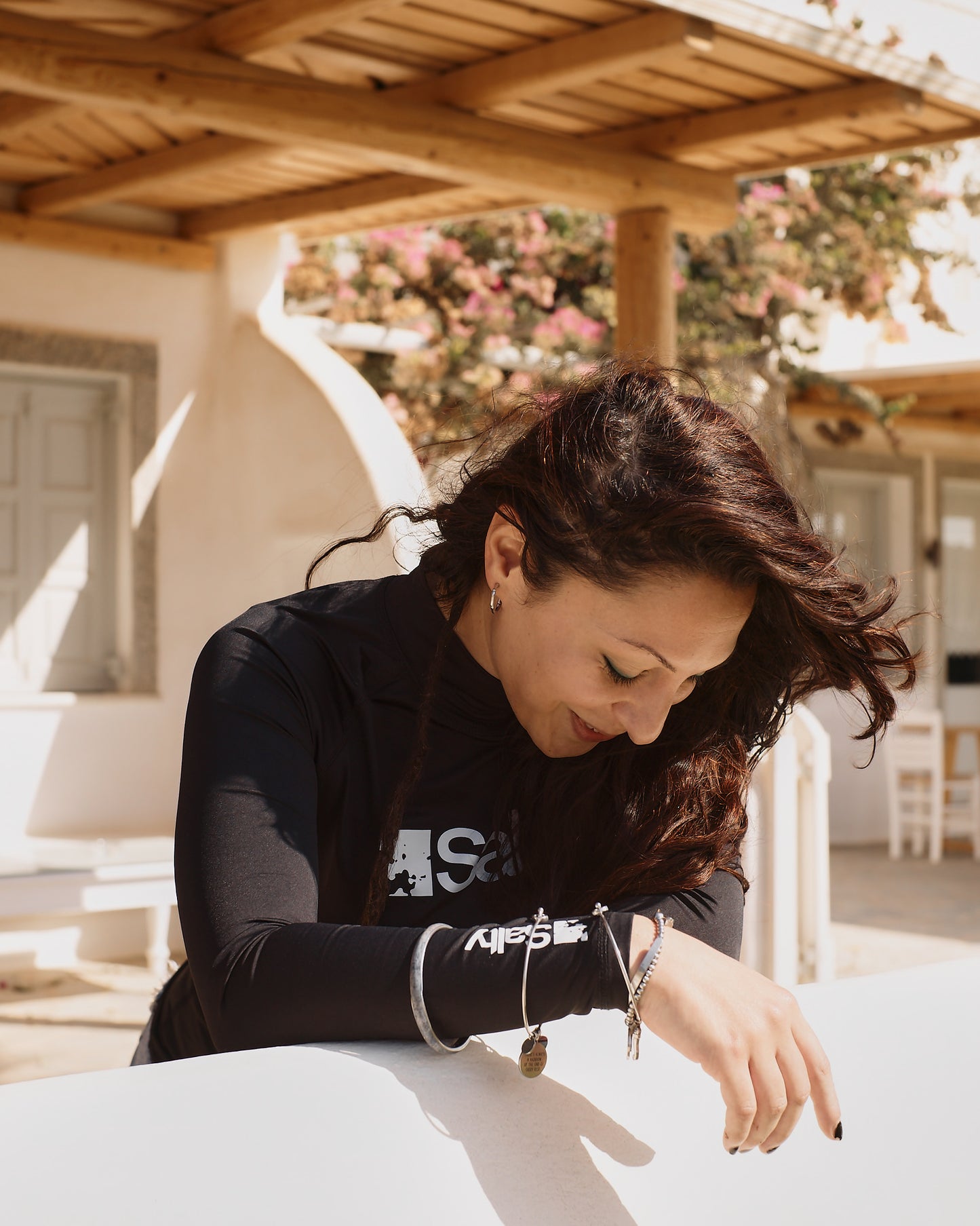 Rashguard Salty Woman Long Black