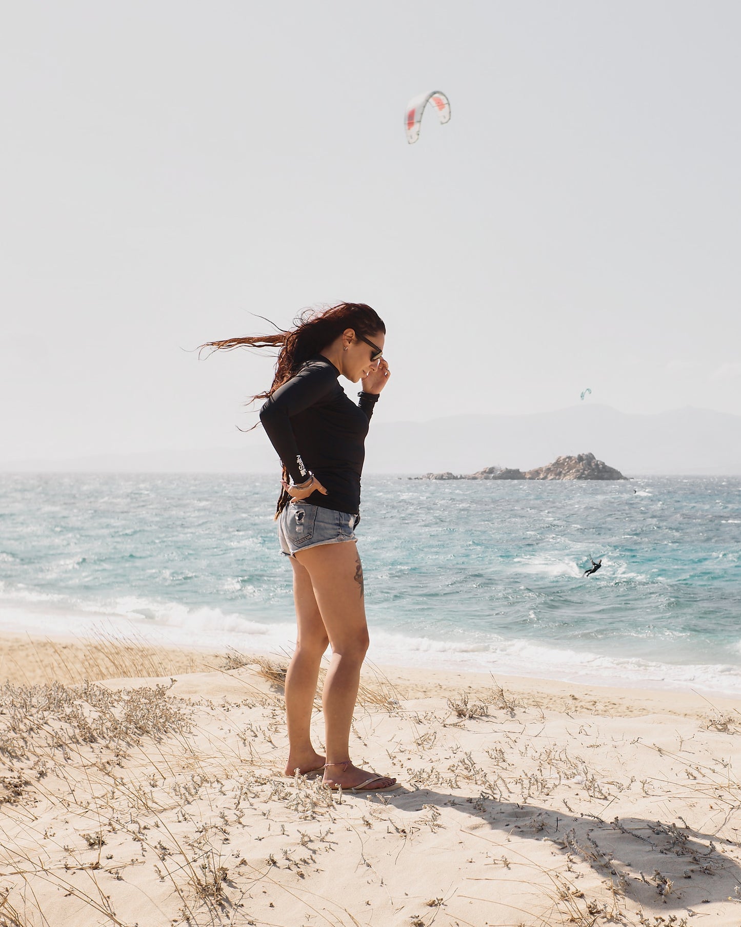 Rashguard Salty Woman Long Black