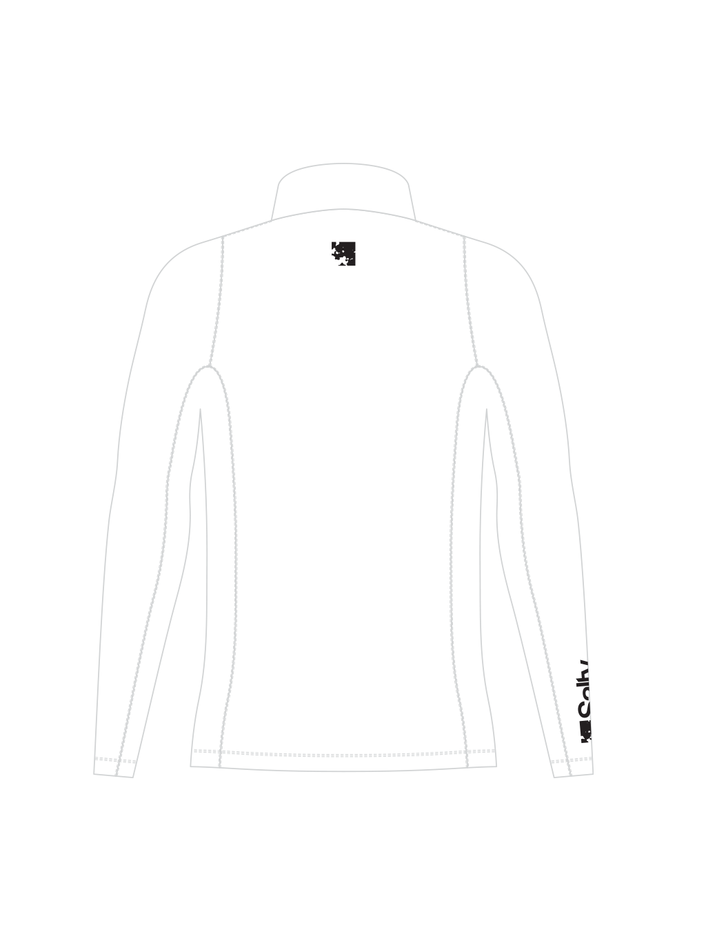 Rashguard Salty Kids Long White