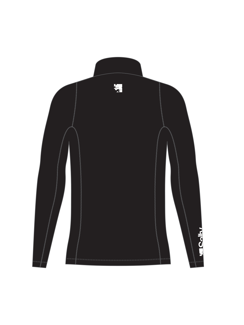 Rashguard Salty Kids Long Black
