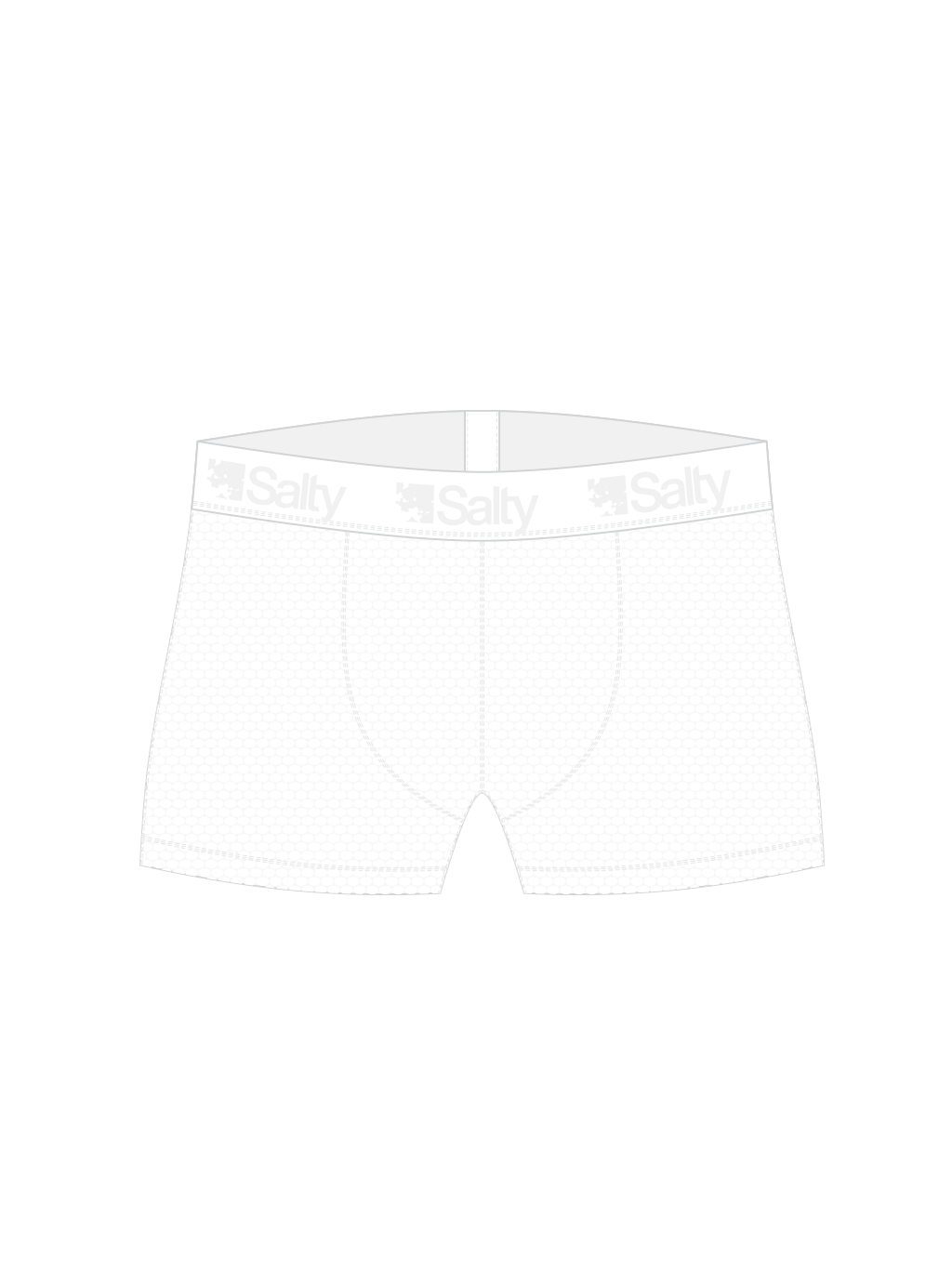 Salty Swimming Shorts White