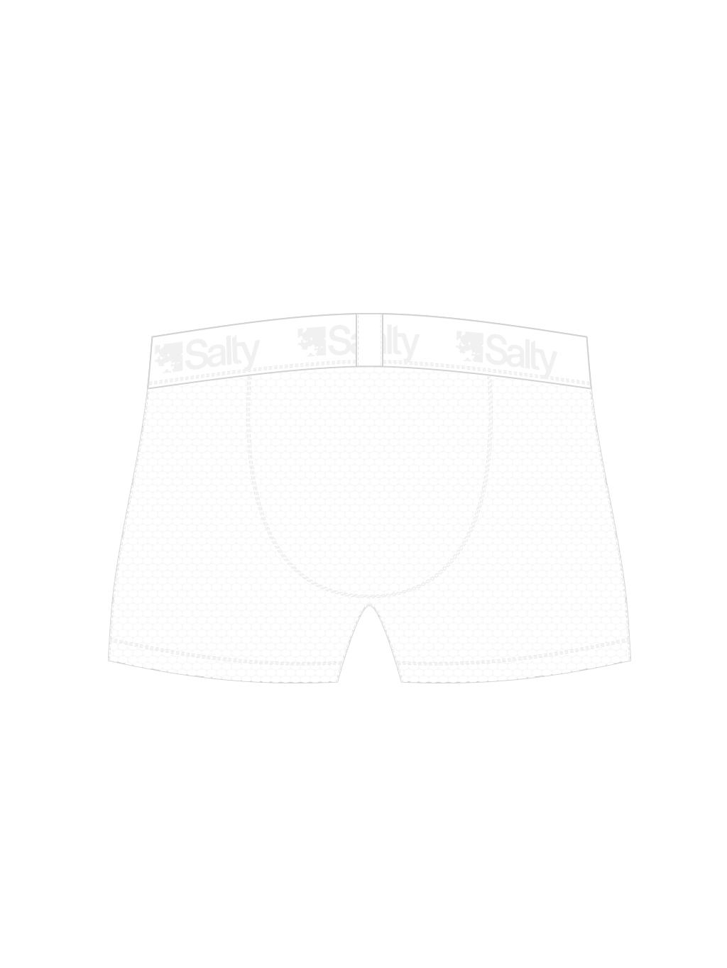 Salty Swimming Shorts White