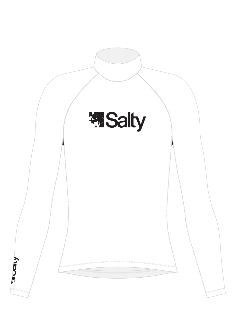 Rashguard Salty Woman Long White