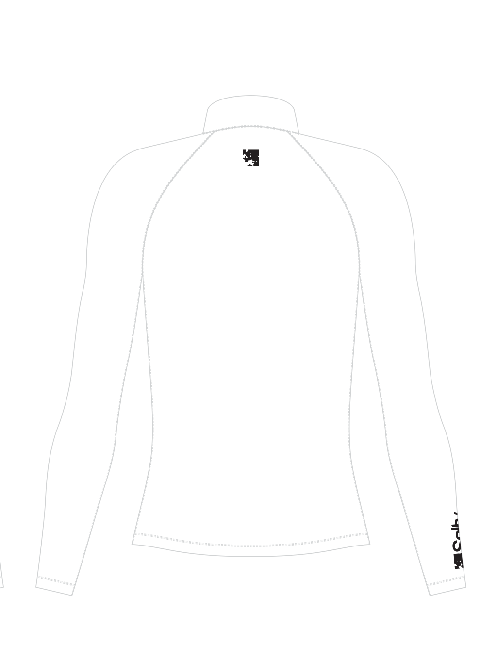 Rashguard Salty Woman Long White