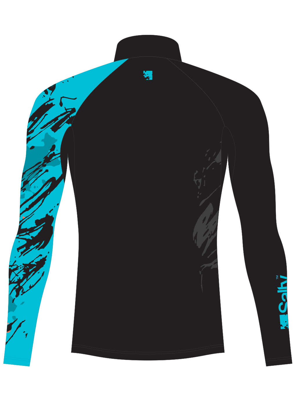 Rashguard Abstract_blue tatoo