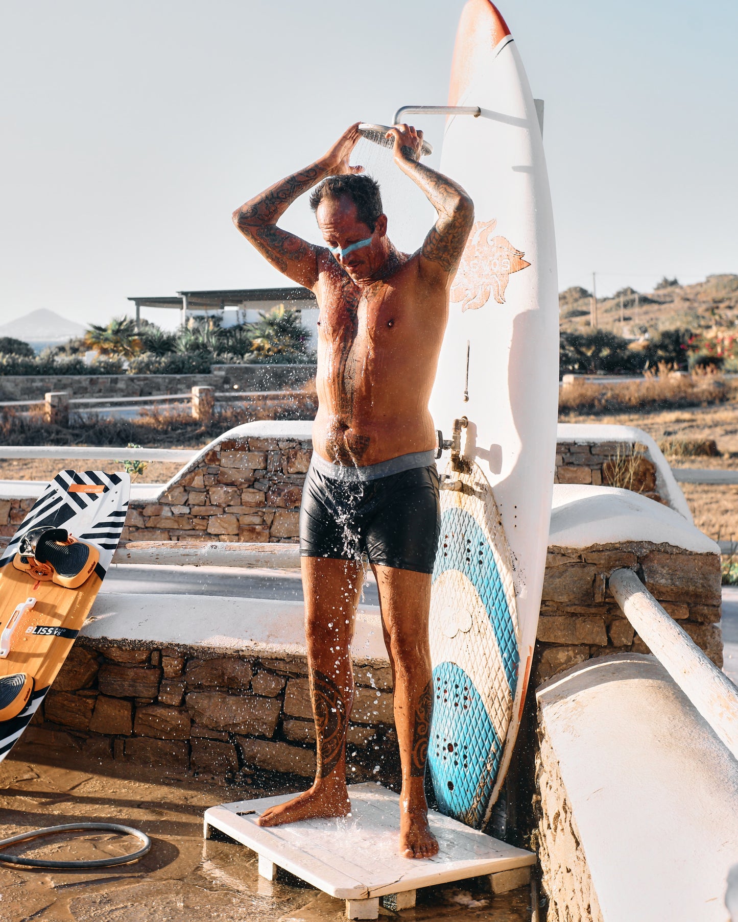 Salty Swimming Shorts White/Grey