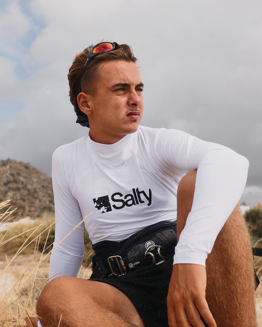 Rashguard Salty Man Long White