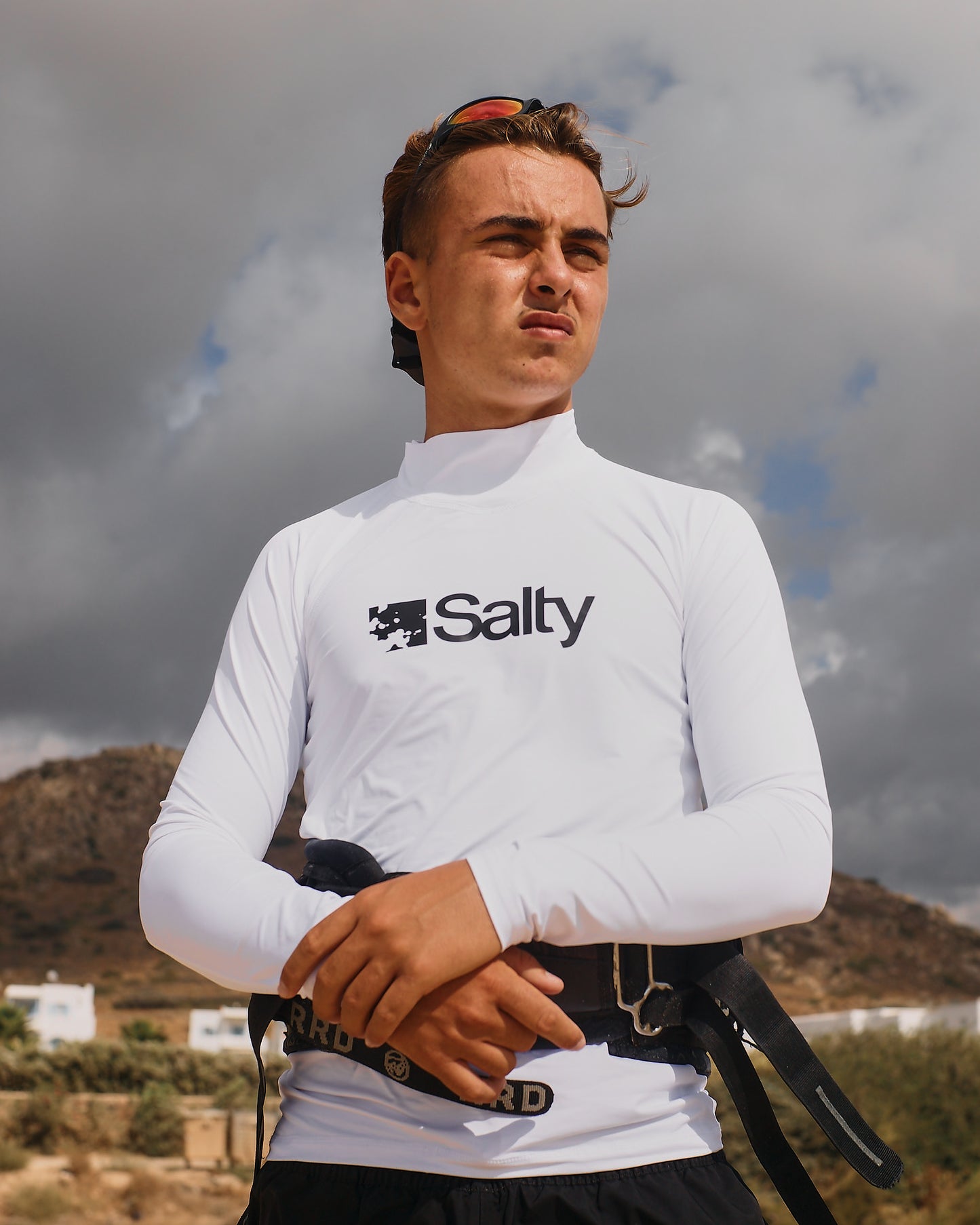 Rashguard Salty Man Long White
