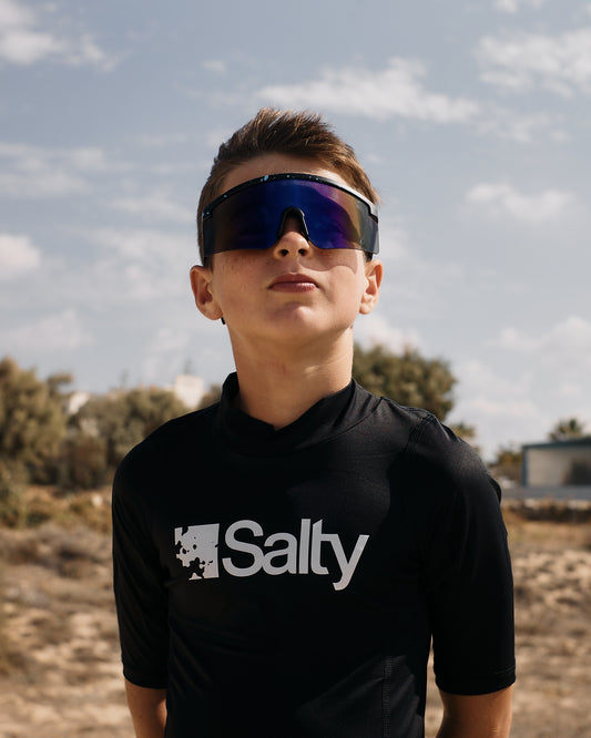 Rashguard Salty Kids Short Black