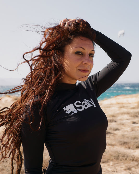 Rashguard Salty Woman Long Black