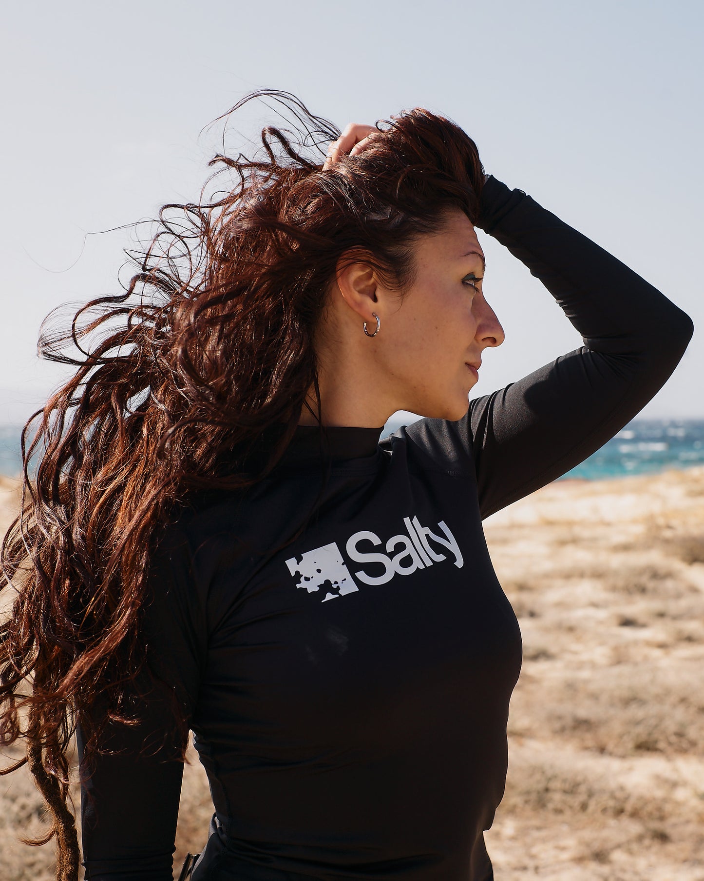 Rashguard Salty Woman Long Black