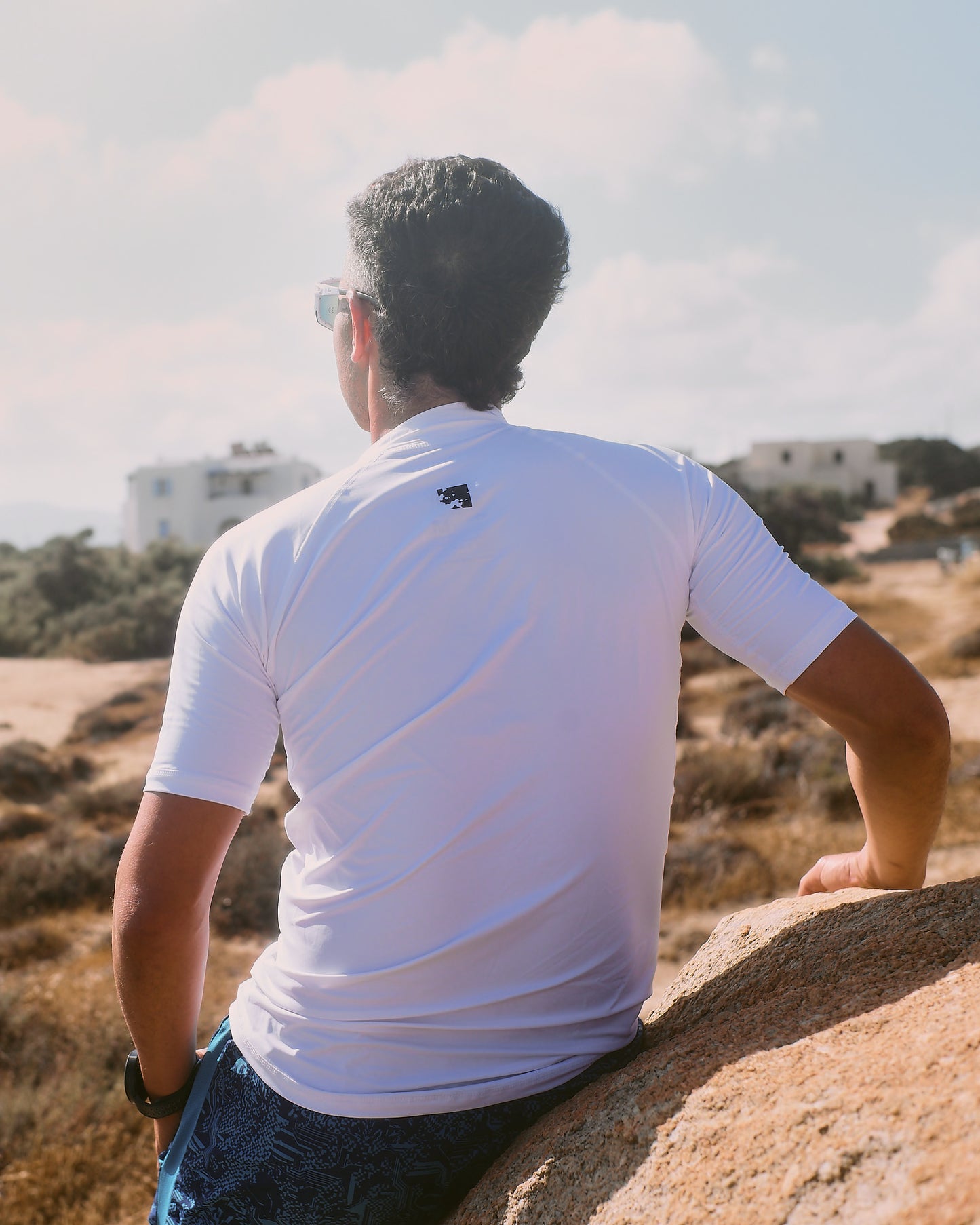 Rashguard Salty Man Short White