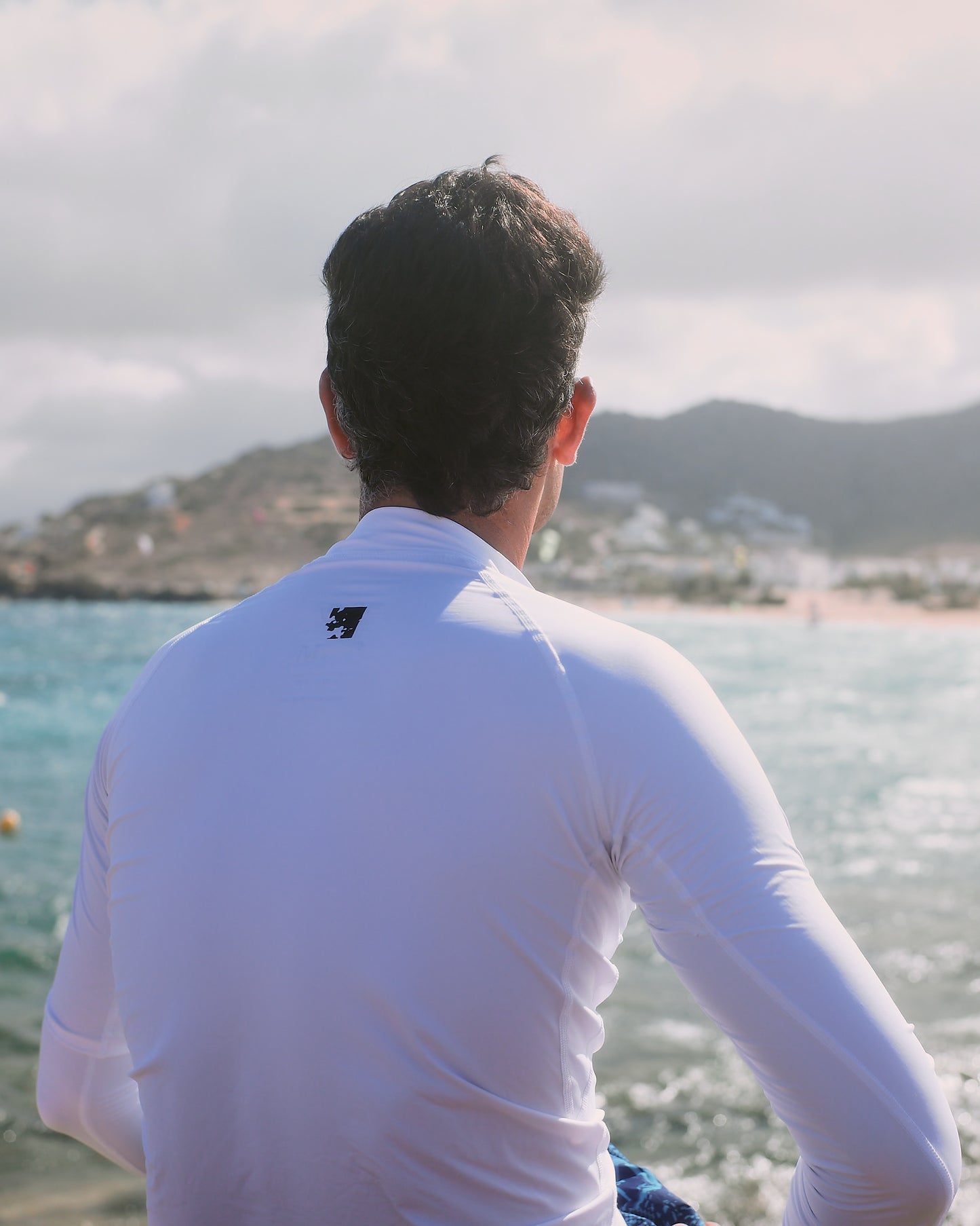 Rashguard Salty Man Long White