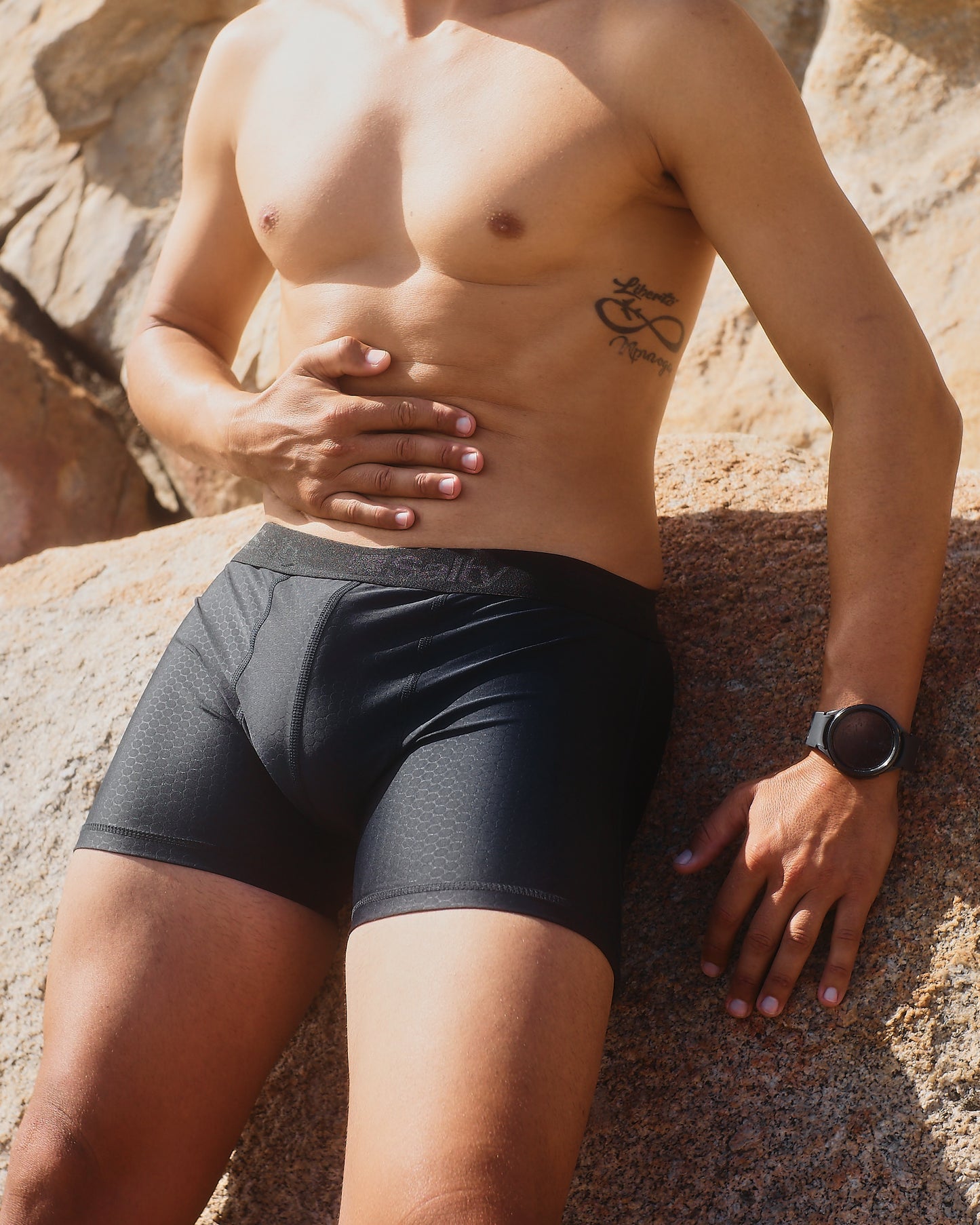 Salty Swimming Shorts Black